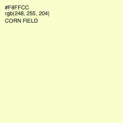 #F8FFCC - Corn Field Color Image